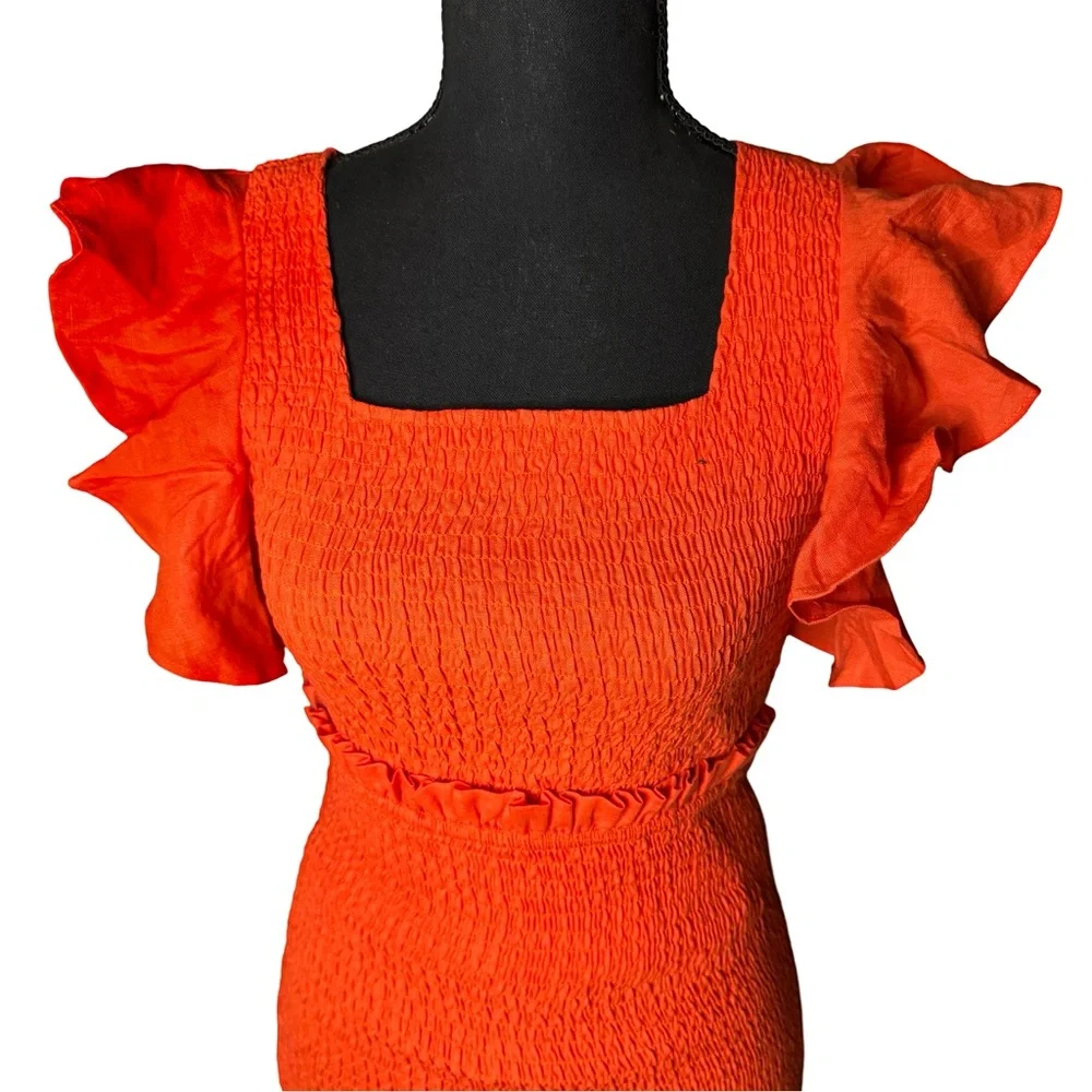 OLIVACEOUS NWT / Two Piece Top‎ and Skirt / Ruffle Details/ L - Picture 3 of 8